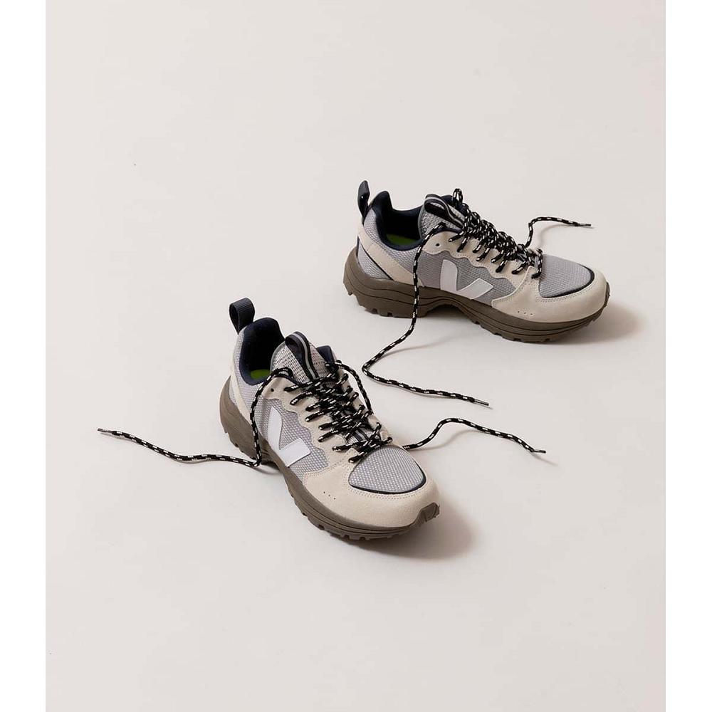 Silver/White Women's Veja VENTURI B-MESH Running Shoes | AU 441FDN